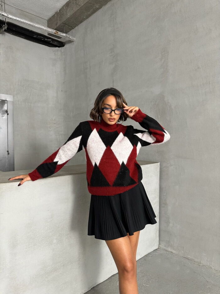 Knitted Sweater - Producer: Topshow - Wholesale Women Clothes - TheBS Women