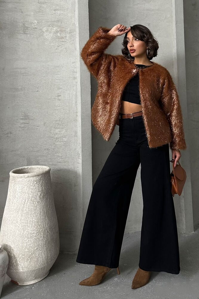 Glittery Fringed Cardigan - Producer: Topshow - Wholesale Women Clothes - TheBS Women