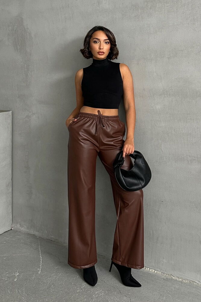 Leather Trousers - Producer: Topshow - Wholesale Women Clothes - TheBS Women