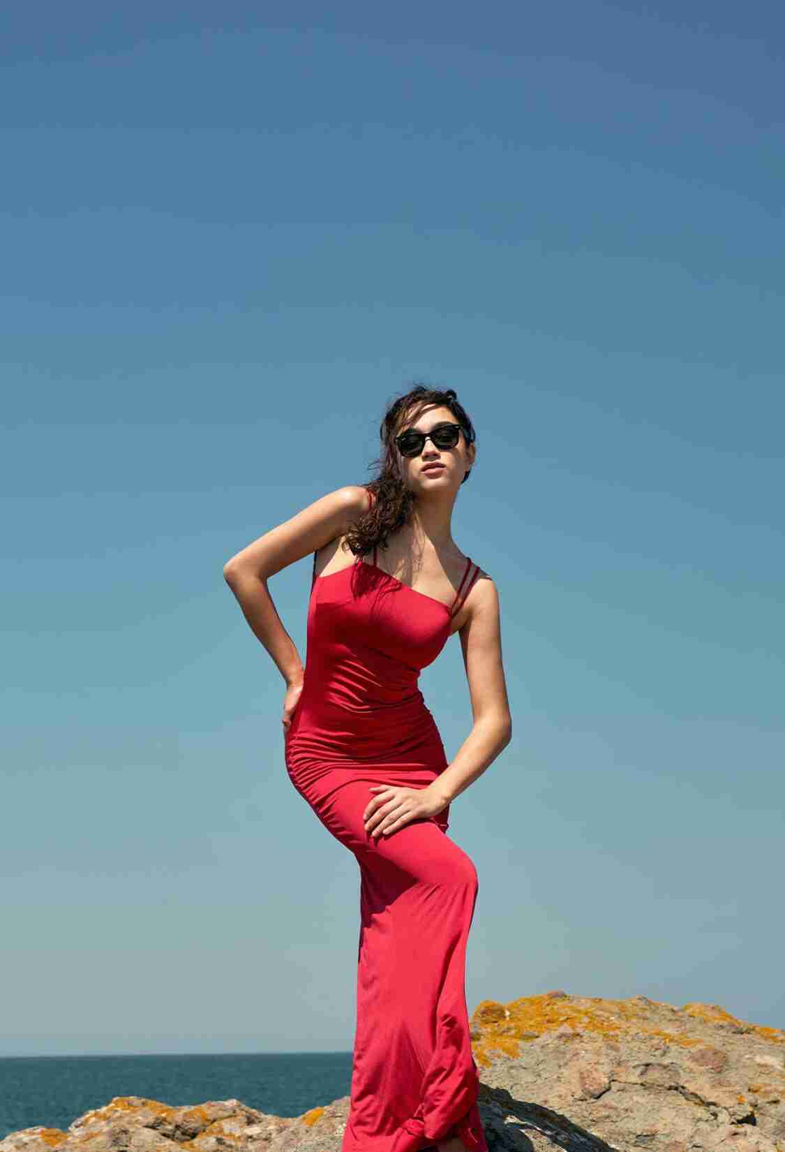 Strappy JerseyLong Dress - Brand: Juste - Women & Kids, Baby Clothes Wholesale - TheBS Women