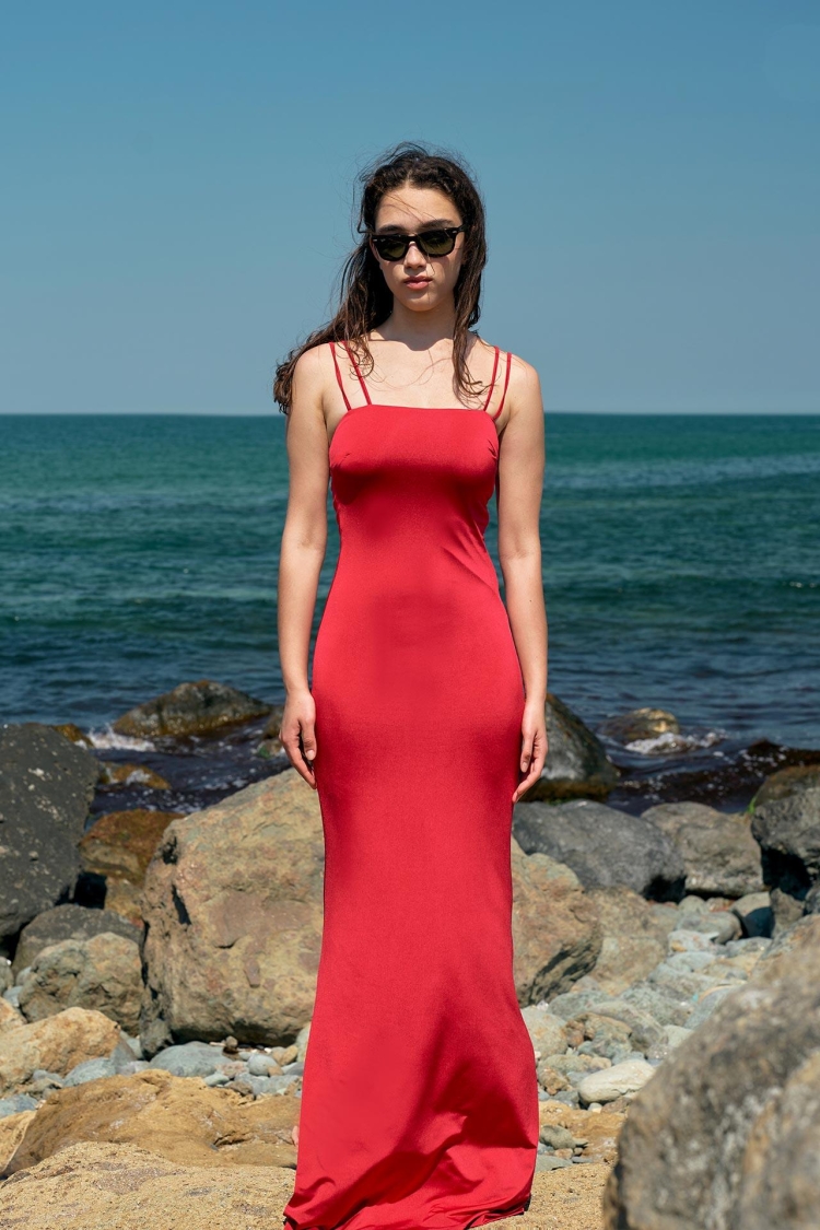 Strappy JerseyLong Dress - Brand: Juste - Women & Kids, Baby Clothes Wholesale - TheBS Women