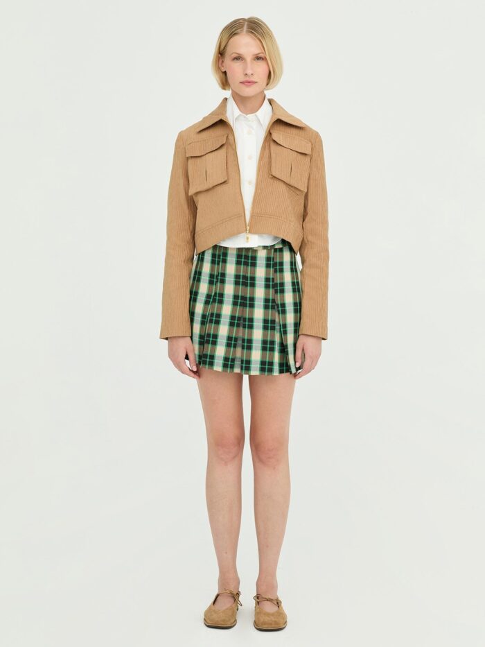 Velvet Pocket Detail Jacket - Producer: Juste - Wholesale Women Clothes - TheBS Women