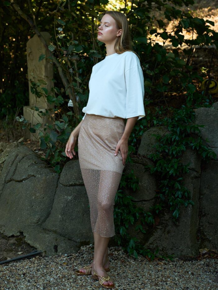 Sequined Midi Skirt - Producer: Juste - Wholesale Women Clothes - TheBS Women