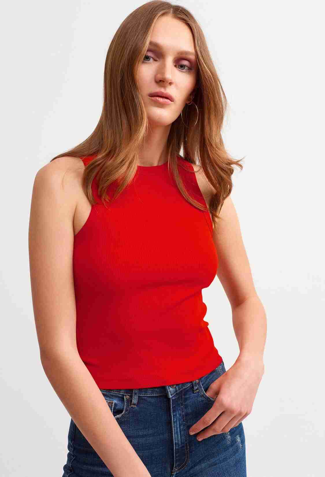 Ribbed Halter Neck Knitted Undershirt - Brand: la & vetta - Women & Kids, Baby Clothes Wholesale - TheBS Women