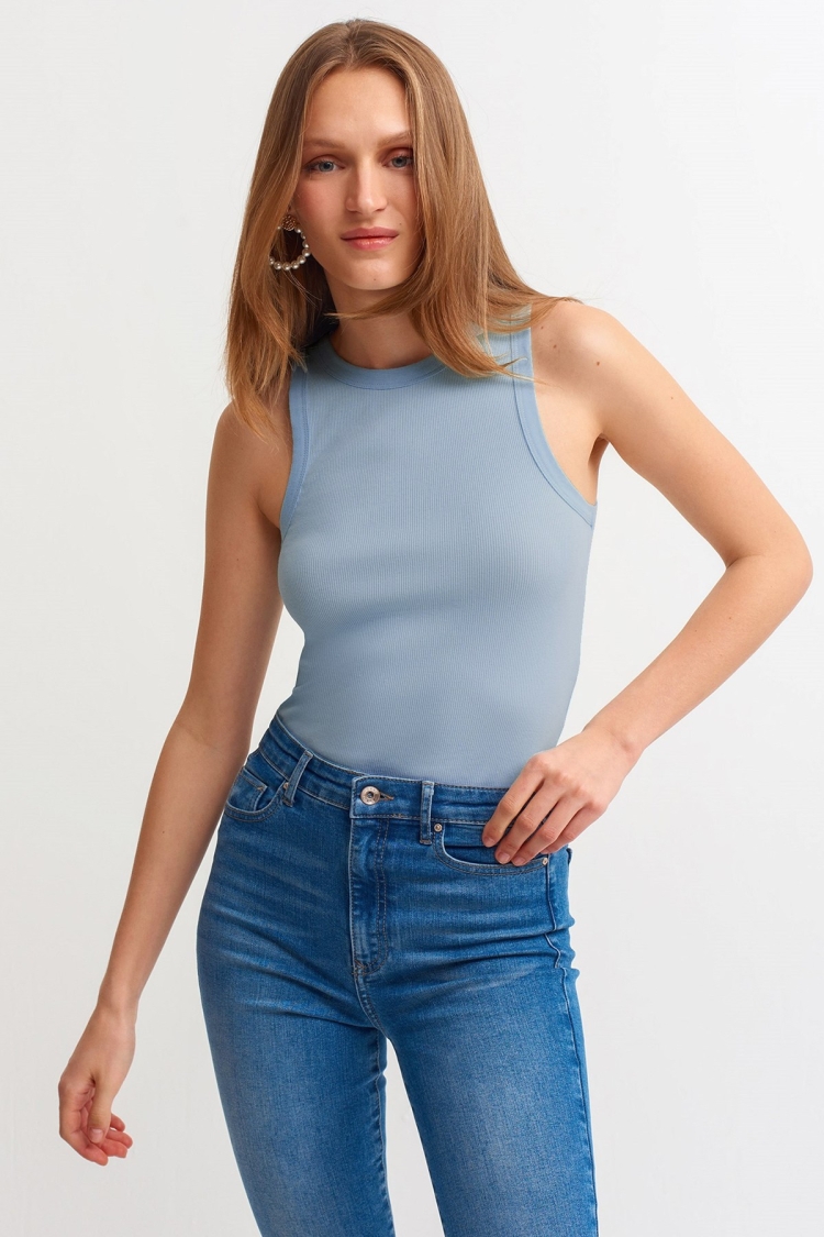 Ribbed Halter Neck Knitted Undershirt - Brand: la & vetta - Women & Kids, Baby Clothes Wholesale - TheBS Women