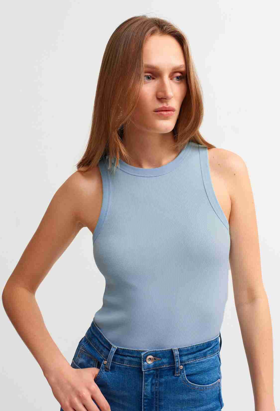 Ribbed Halter Neck Knitted Undershirt - Brand: la & vetta - Women & Kids, Baby Clothes Wholesale - TheBS Women