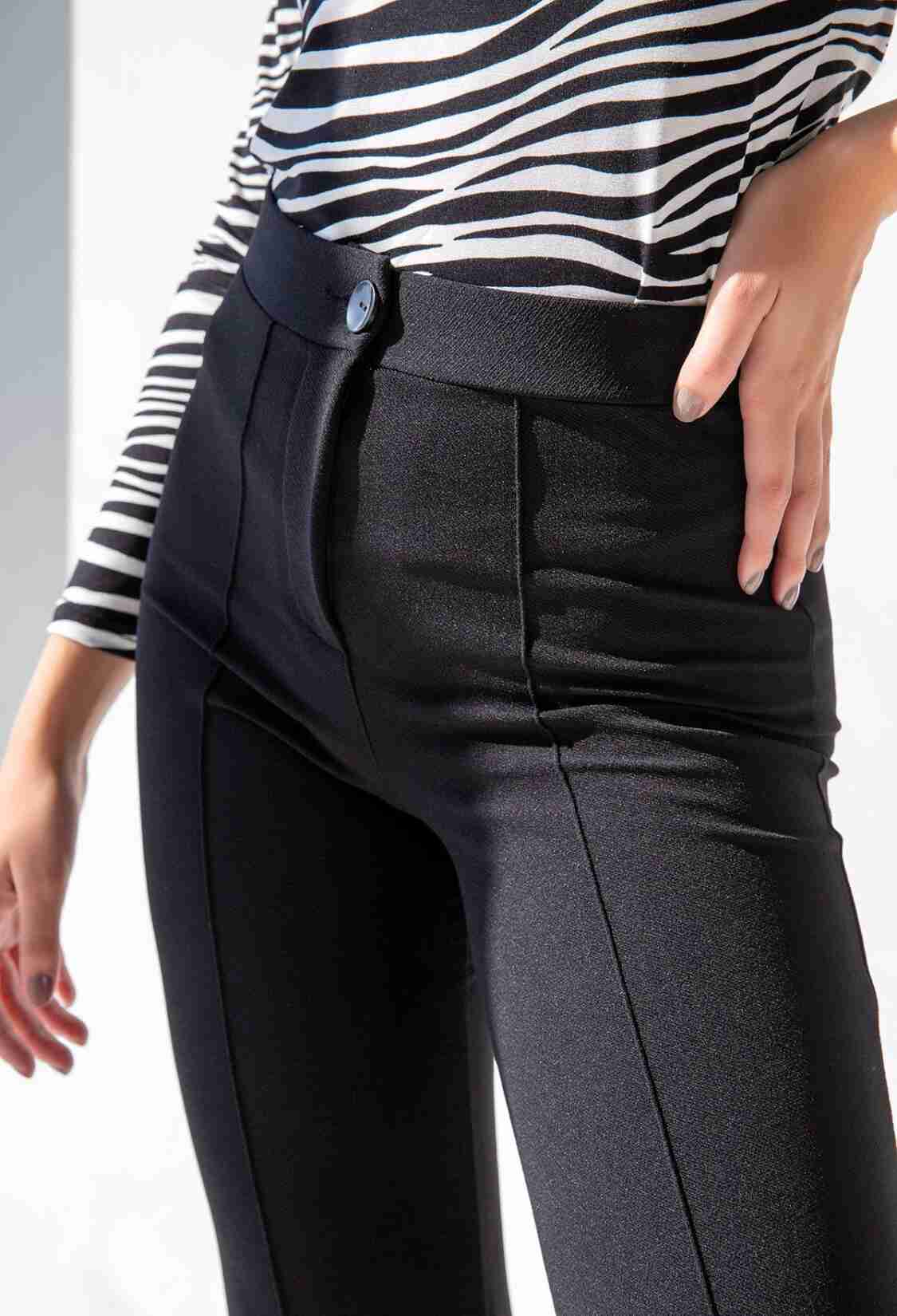 High Waist Slim Leg Trousers - Brand: la & vetta - Women & Kids, Baby Clothes Wholesale - TheBS Women