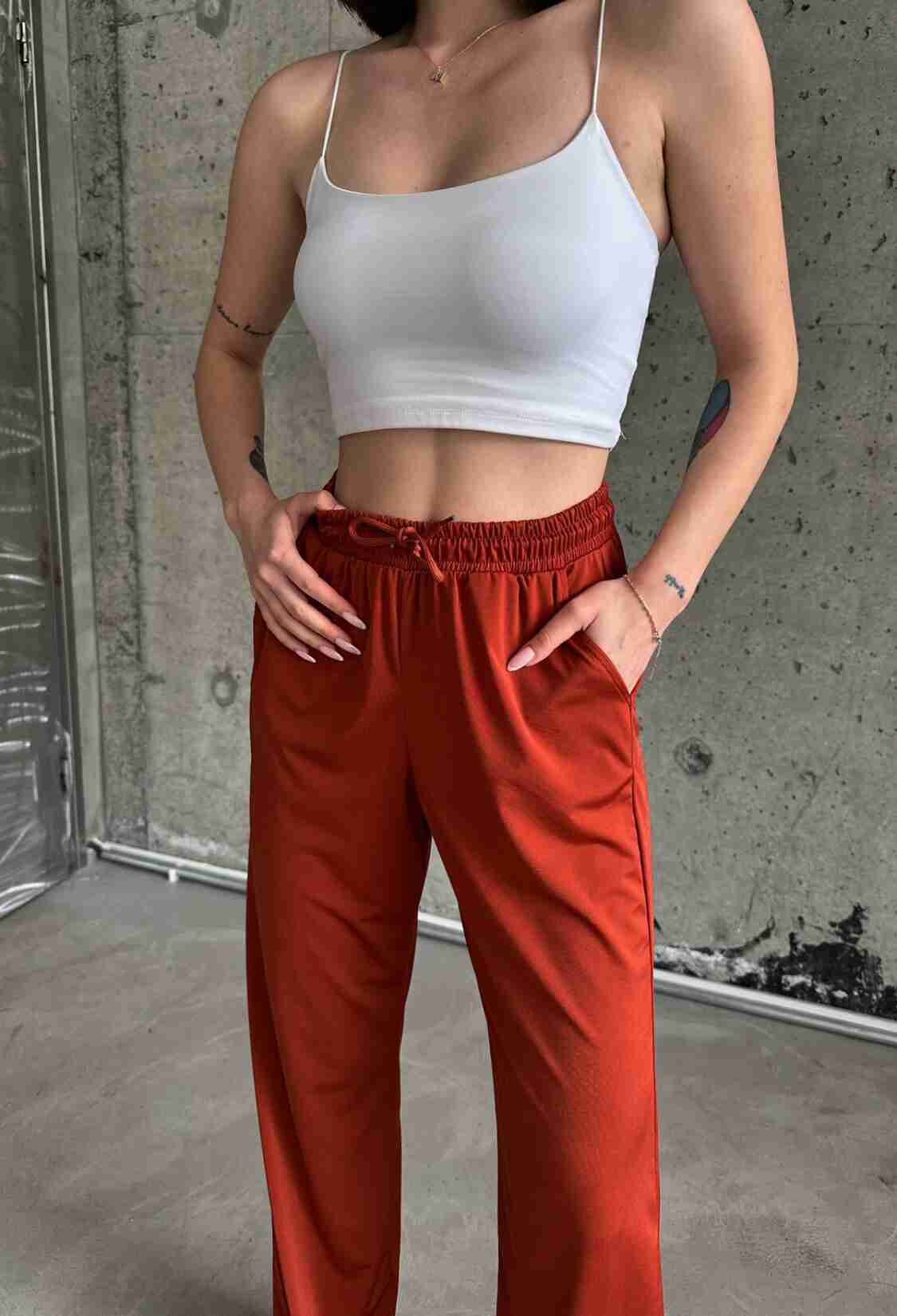 Slit Lycra High Waist Sweatpants - Brand: la & vetta - Women & Kids, Baby Clothes Wholesale - TheBS Women
