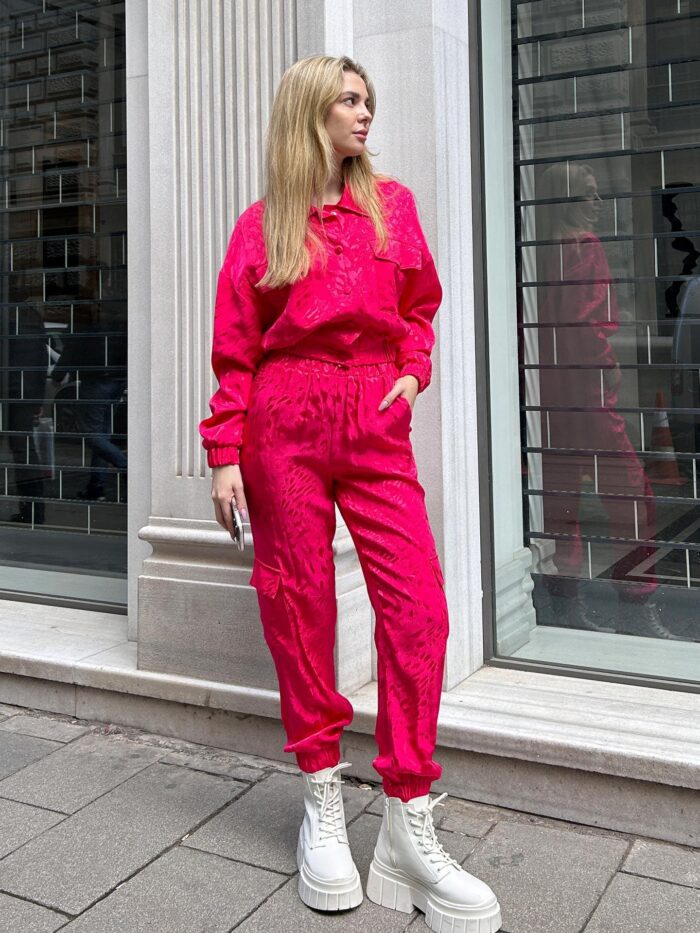 Patterned Elastic Trousers - Producer: Juste - Wholesale Women Clothes - TheBS Women