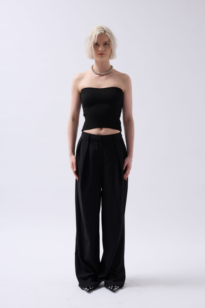 Strapless Textured Bustier - Producer: Black Fashion - Wholesale Women Clothes - TheBS Women