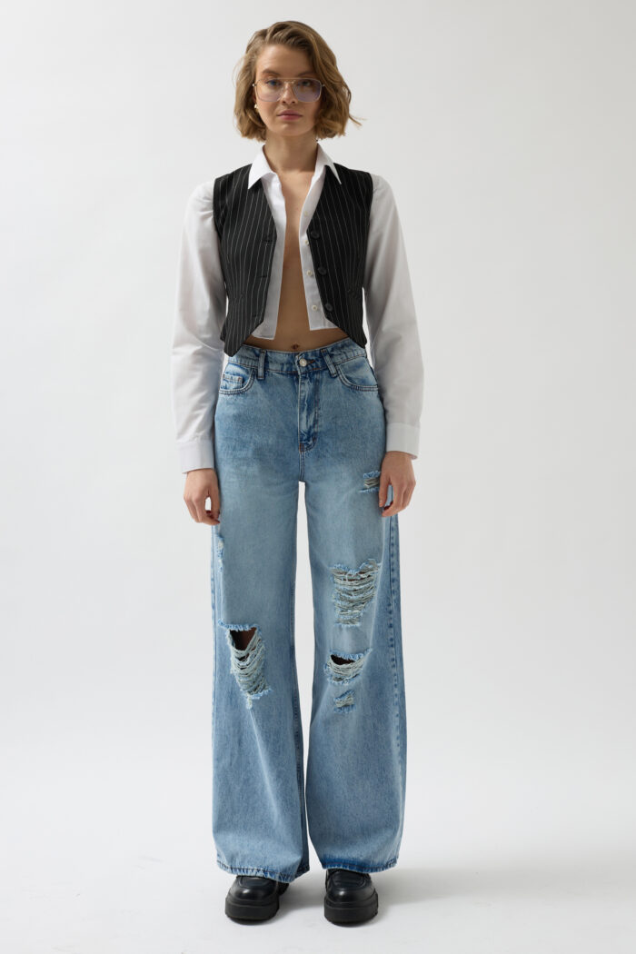 Striped Vest - Producer: Black Fashion - Wholesale Women Clothes - TheBS Women