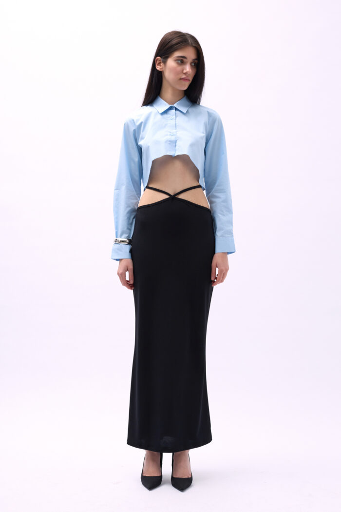 Maxi Skirt With Waist - Black - Producer: Black Fashion - Wholesale Women Clothes - TheBS Women