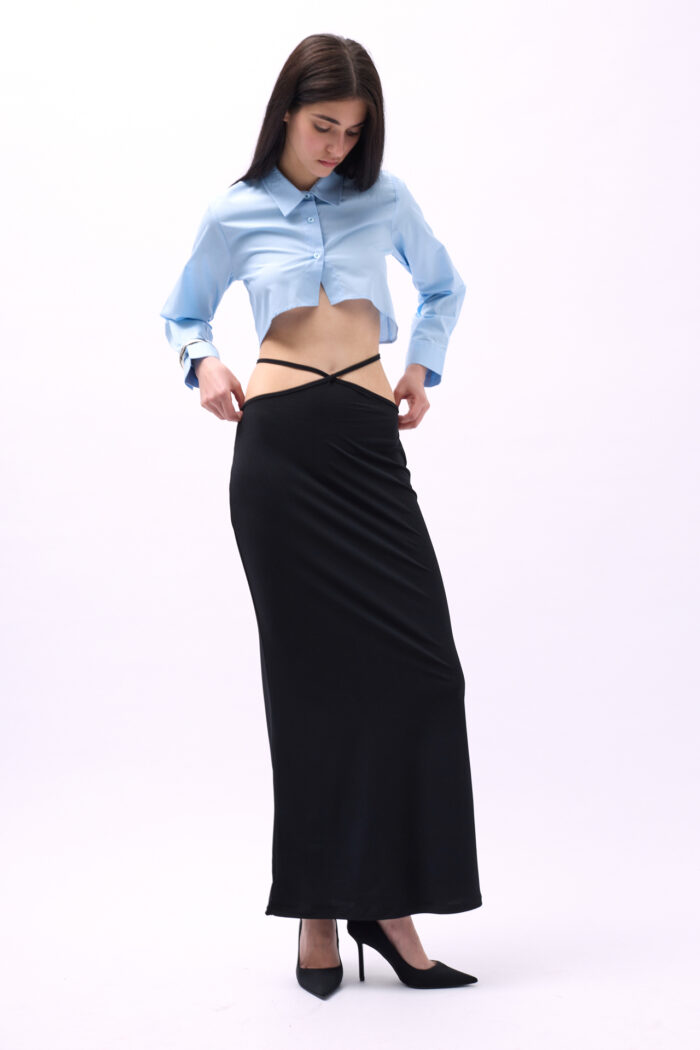 Maxi Skirt With Waist - Black - Producer: Black Fashion - Wholesale Women Clothes - TheBS Women