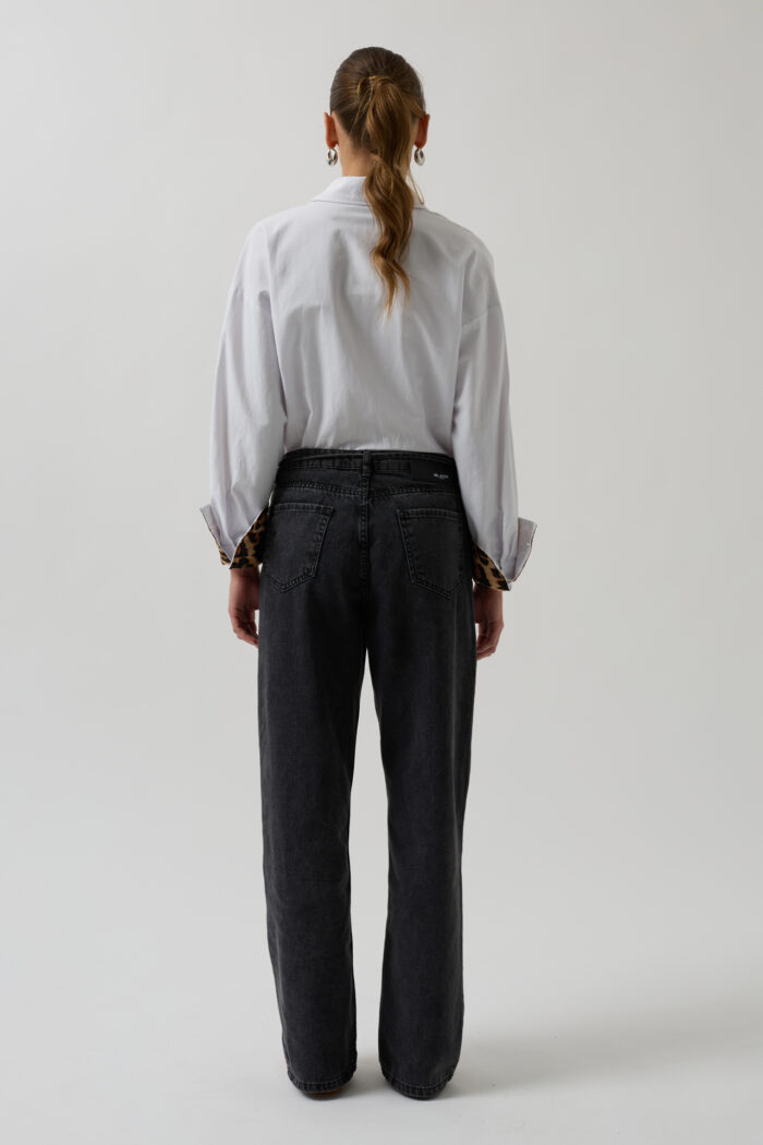Biye Detail Straight Jean - Snow Wash Smoked - Producer: Black Fashion - Wholesale Women Clothes - TheBS Women