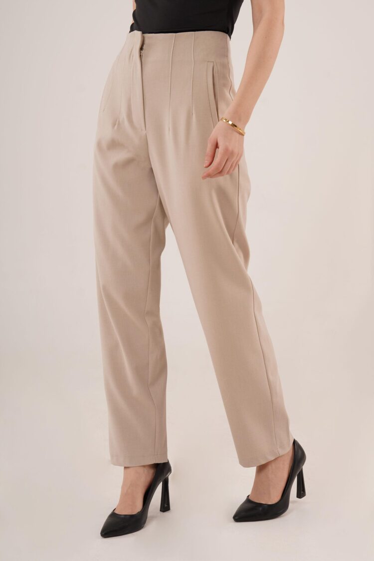 Double Collar Detailed WholesalePants - Producer: Lustrin - Wholesale Women Clothes - TheBS Women