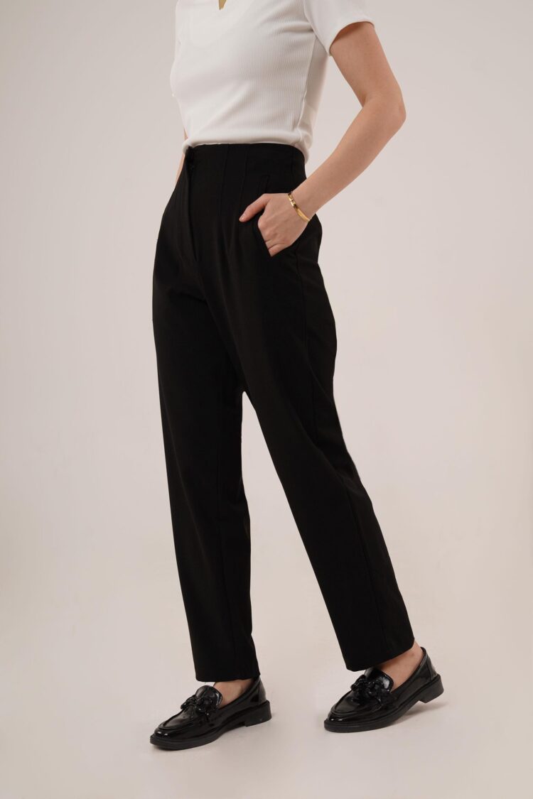 Double Collar Detailed WholesalePants - Producer: Lustrin - Wholesale Women Clothes - TheBS Women