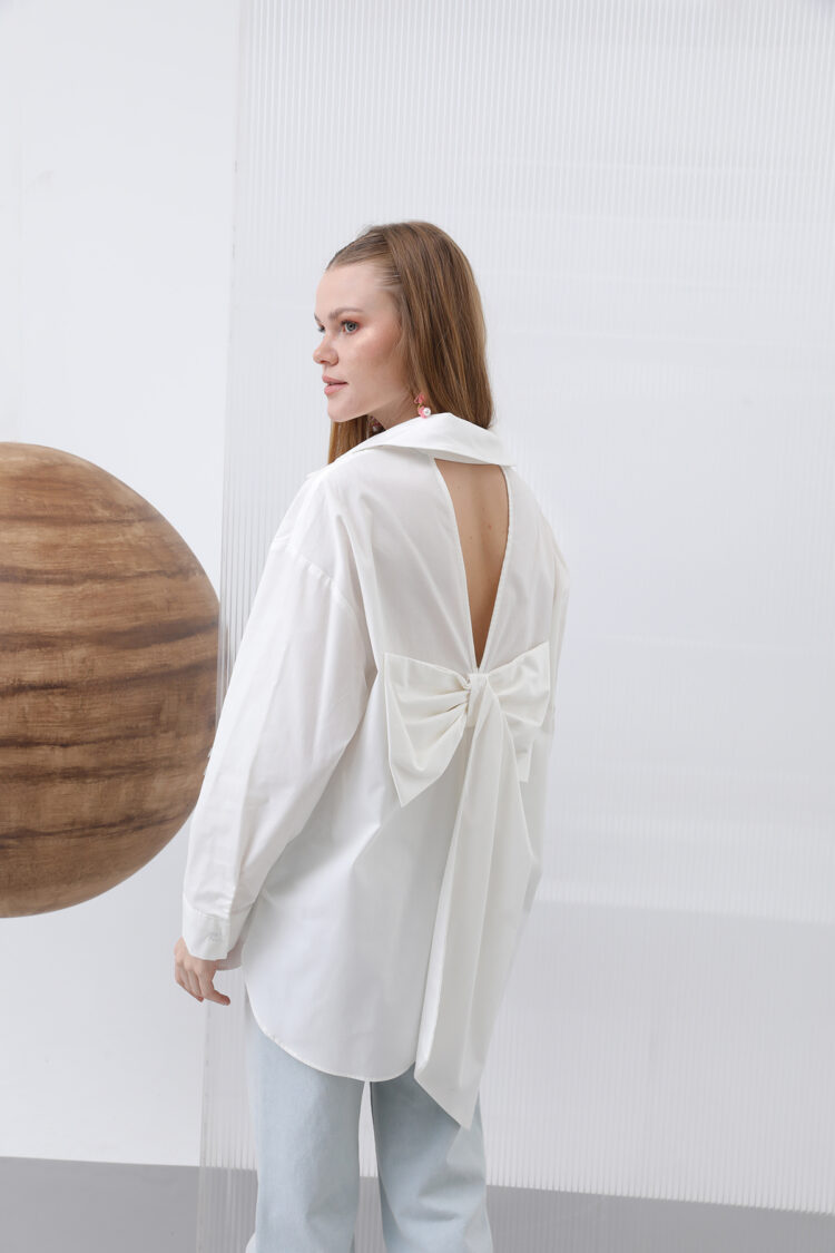 Women's Back Bow Shirt - Producer: SOUL - Wholesale Women Clothes - TheBS Women