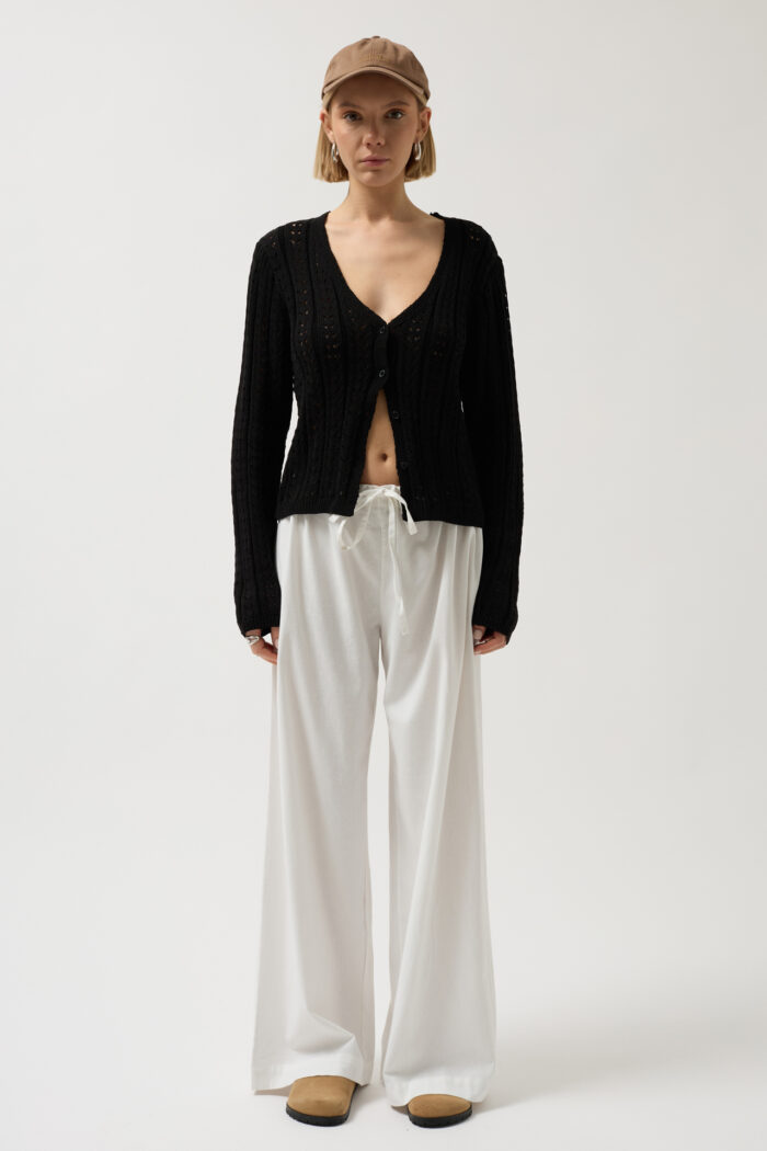 Button Detail Knit Blouse - Producer: Black Fashion - Wholesale Women Clothes - TheBS Women