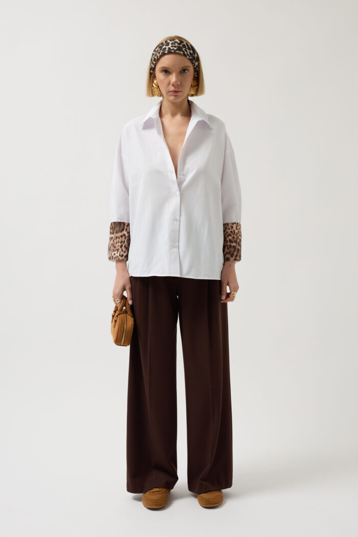 Cuff Detail Shirt - Producer: Black Fashion - Wholesale Women Clothes - TheBS Women