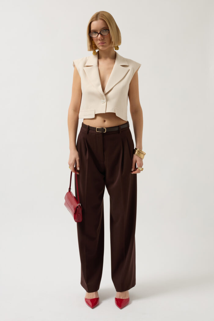 Button Detail Pocket Vest - Producer: Black Fashion - Wholesale Women Clothes - TheBS Women