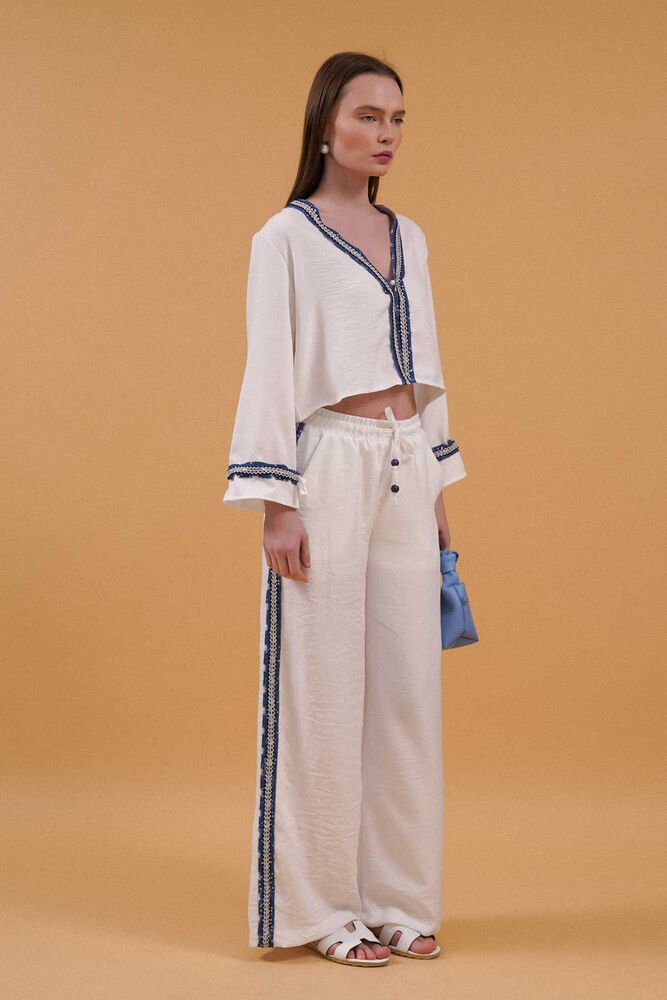 Denim Striped Pants - Producer: Topshow - Wholesale Women Clothes - TheBS Women