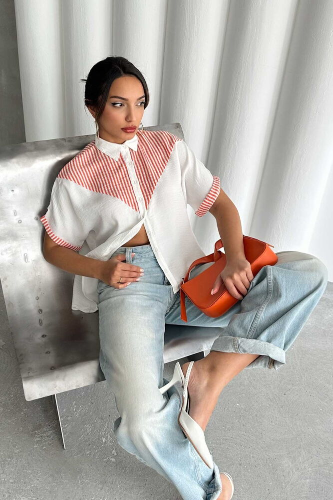 Shirt With Boot Detail - Producer: Topshow - Wholesale Women Clothes - TheBS Women