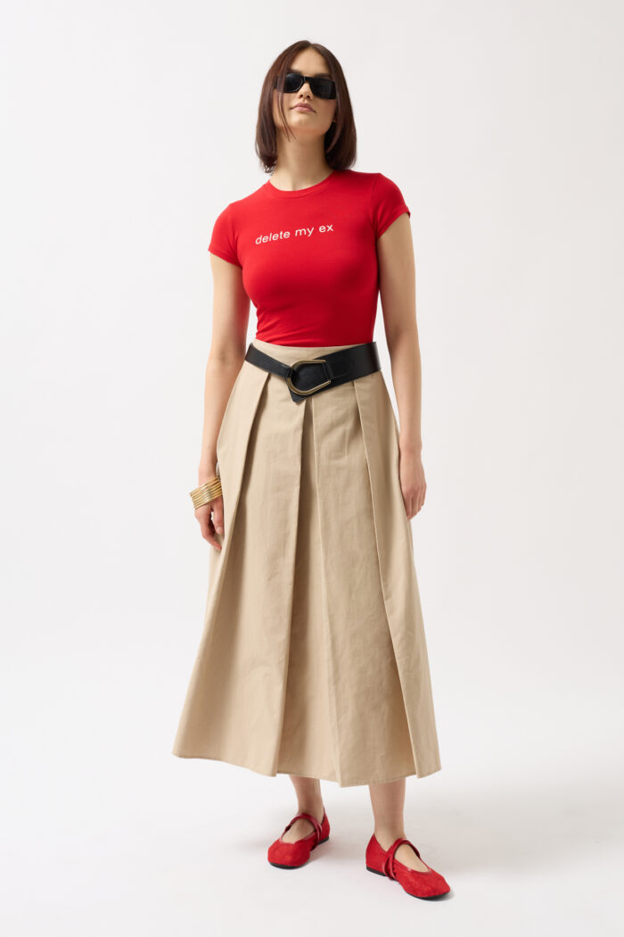 Printed Lycra Crop T-Shirt - Producer: Black Fashion - Wholesale Women Clothes - TheBS Women