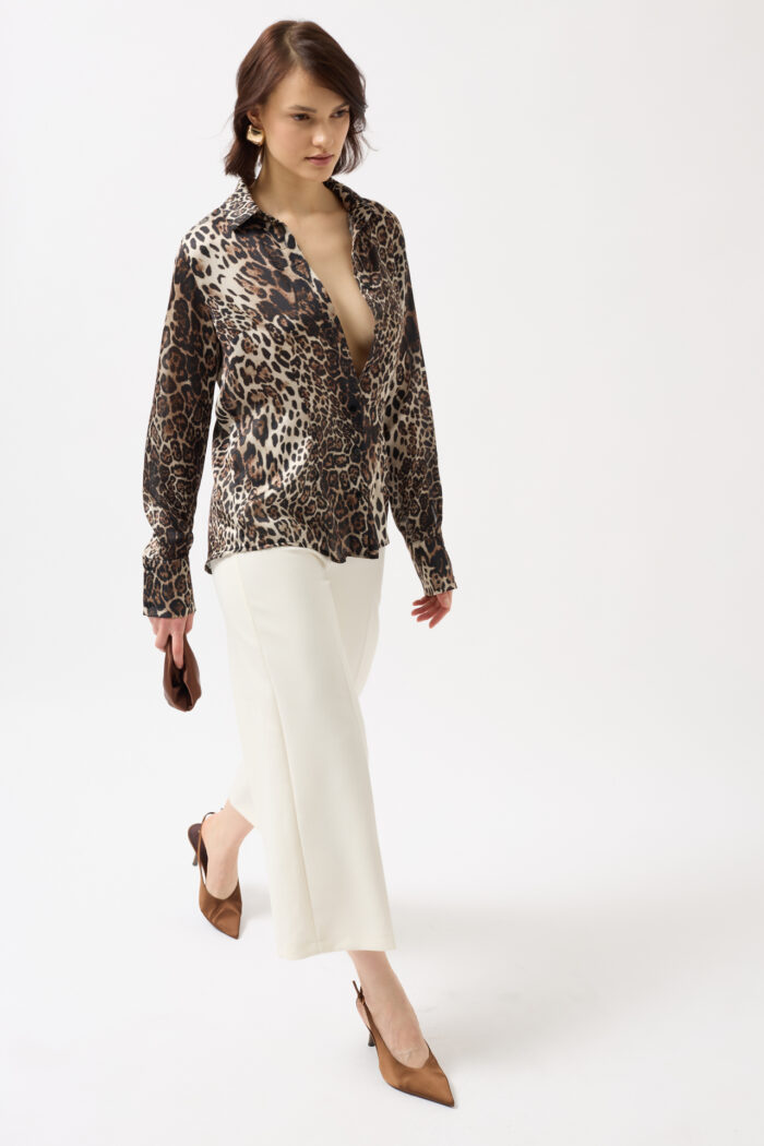 Leopard Print Shirt - Multicolor - Producer: Black Fashion - Wholesale Women Clothes - TheBS Women