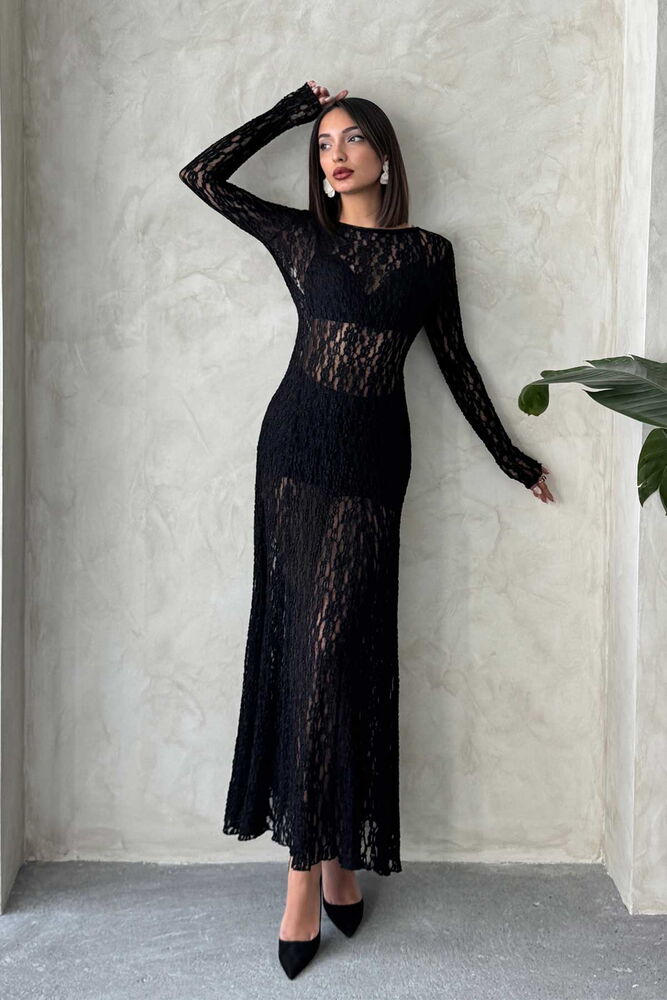 Lace Dress - Black - Producer: Topshow - Wholesale Women Clothes - TheBS Women