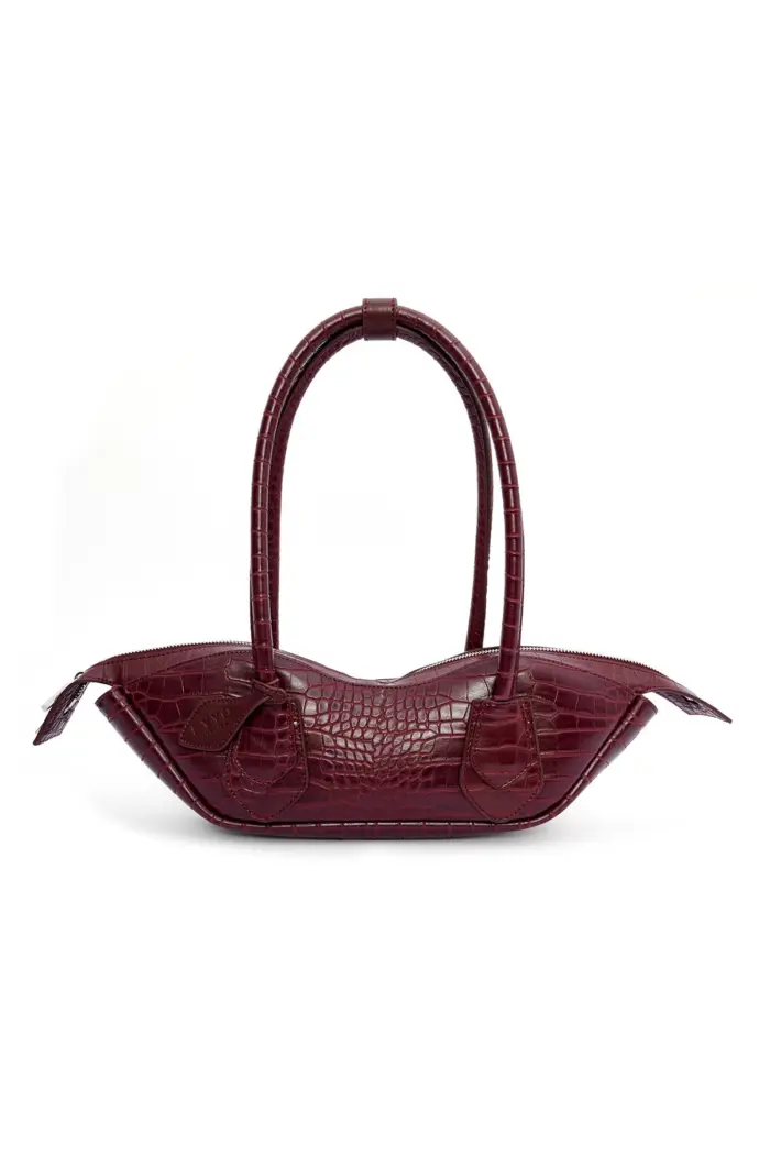 Leather Bag - Burgundy - Producer: EYYO ATELIER - Wholesale Women Clothes - TheBS Women