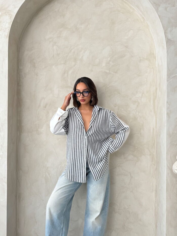Striped Shirt - Producer: Topshow - Wholesale Women Clothes - TheBS Women