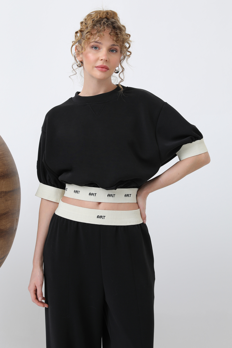 Elastic Embroidery Detailed Blouse - Brand: SOUL - Women & Kids, Baby Clothes Wholesale - TheBS Women