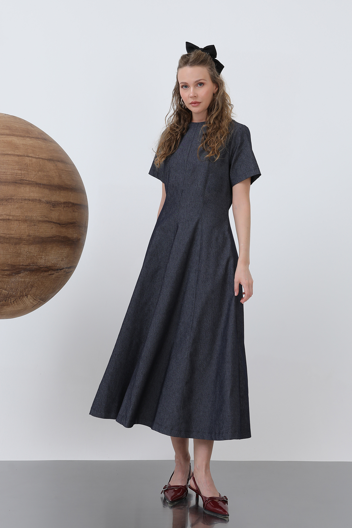 Women's Denim Open Midi Dress - Brand: SOUL - Women & Kids, Baby Clothes Wholesale - TheBS Women