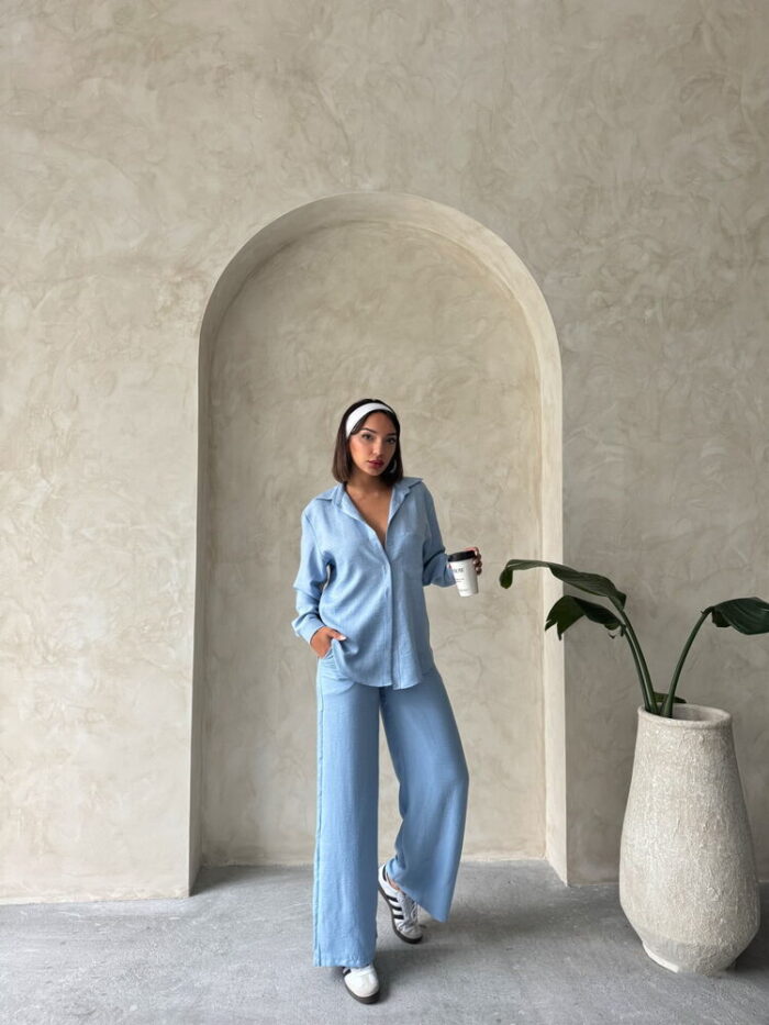 Linen Trousers - Producer: Topshow - Wholesale Women Clothes - TheBS Women