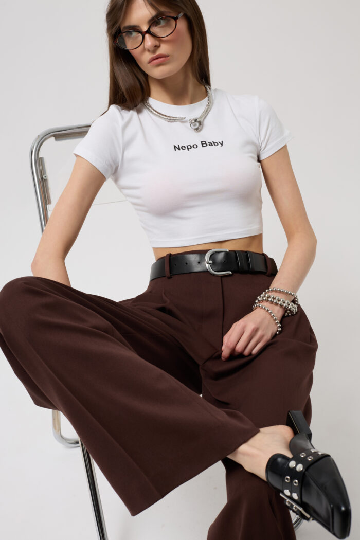 Nepo Printed Crop T-Shirt - Producer: Black Fashion - Wholesale Women Clothes - TheBS Women