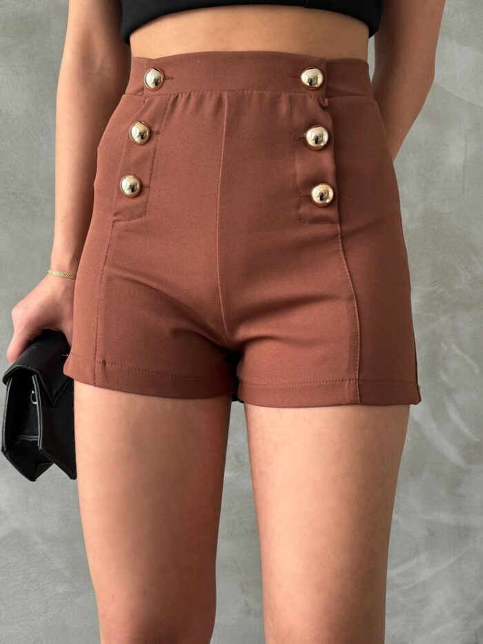 Ornamental Buttoned Shorts - Producer: Topshow - Wholesale Women Clothes - TheBS Women