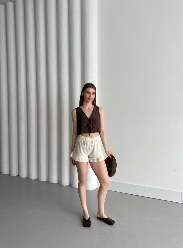 Pleated Shorts - Producer: My Fashion - Wholesale Women Clothes - TheBS Women