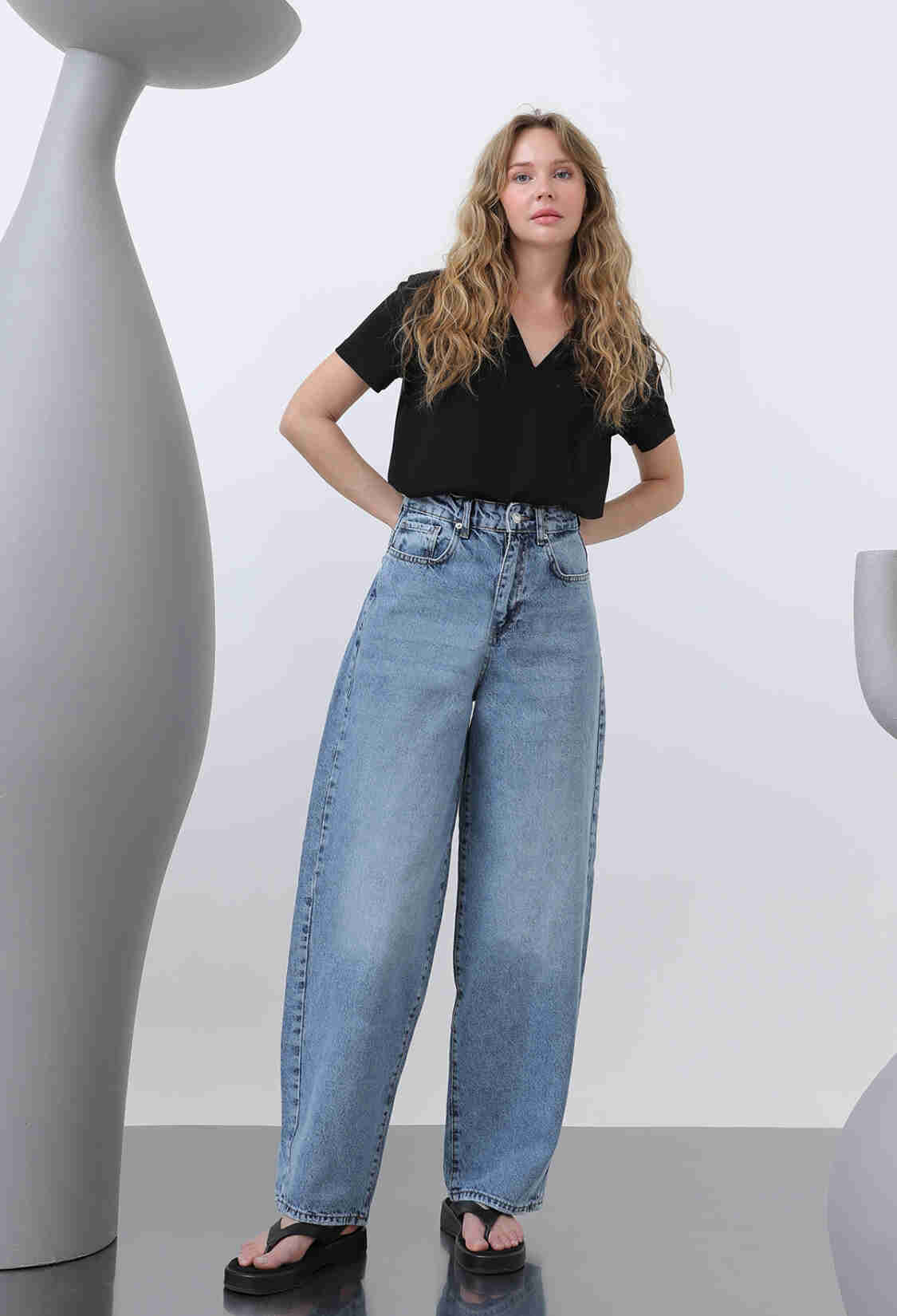 Women's Loose Denim Pants - Brand: SOUL - Women & Kids, Baby Clothes Wholesale - TheBS Women