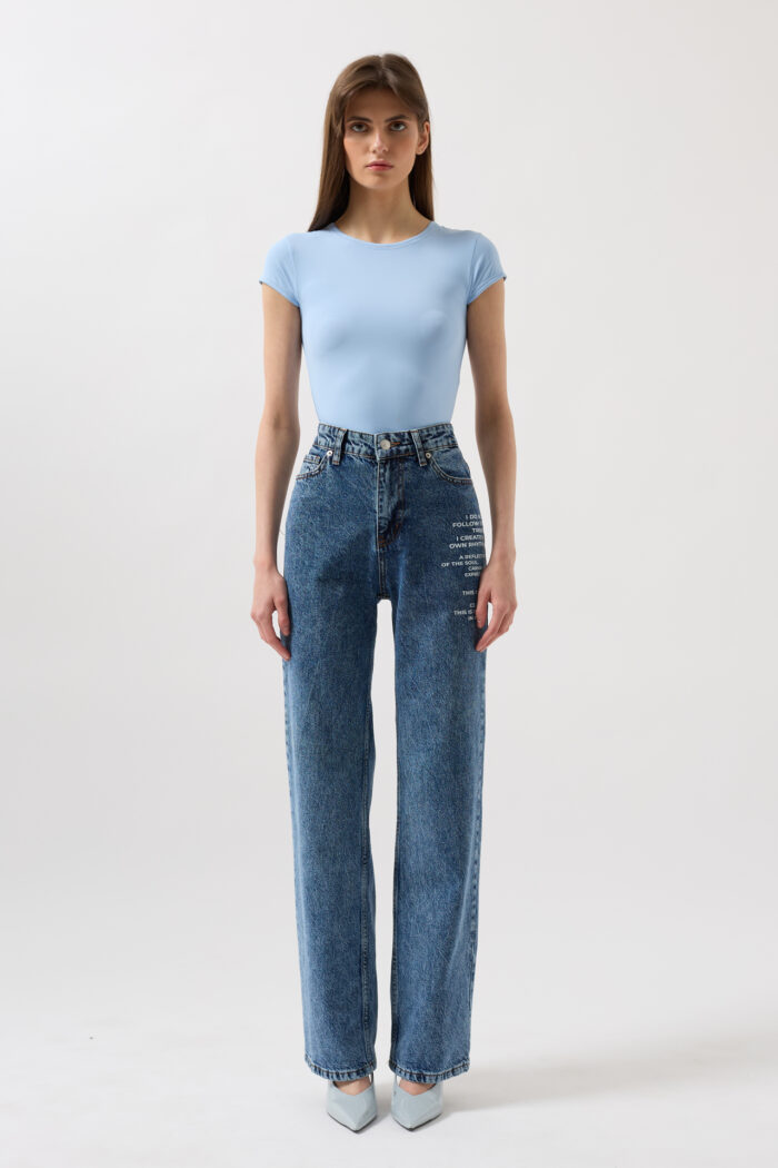 Printed Low Waist Jean - Producer: Black Fashion - Wholesale Women Clothes - TheBS Women