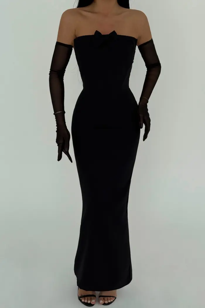 Enola Dress With Gloves - Producer: EYYO ATELIER - Wholesale Women Clothes - TheBS Women
