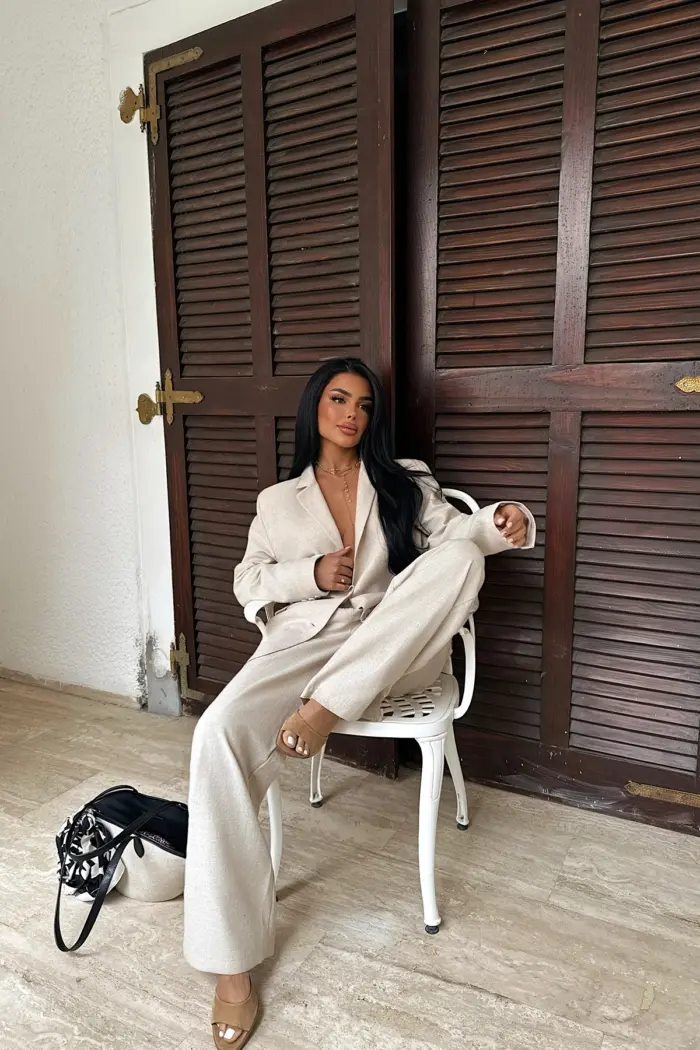 Senorika Suit - Beige - Producer: EYYO ATELIER - Wholesale Women Clothes - TheBS Women