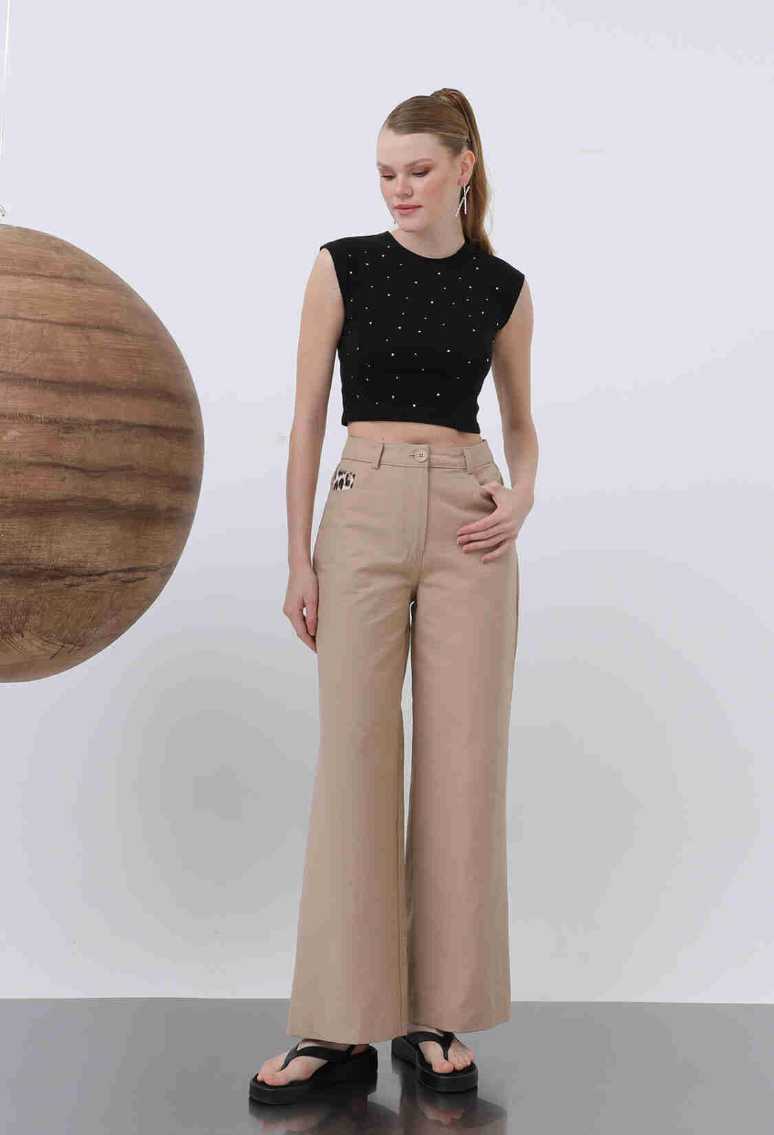 Women's Pocket Detailed Loose Pants - Brand: SOUL - Women & Kids, Baby Clothes Wholesale - TheBS Women