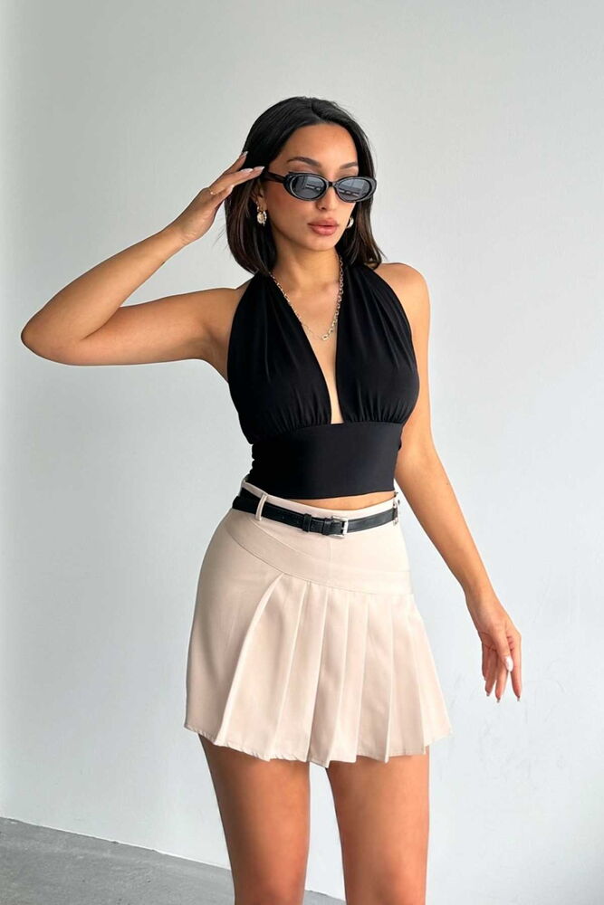 OutdoorPleated Woven Wholesale Shorts Wholesale Skirt - Producer: Topshow - Wholesale Women Clothes - TheBS Women