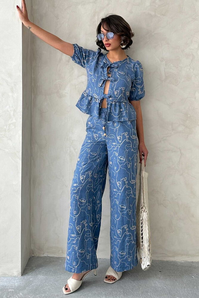 Wholesale Pants With Embroidery - Dark