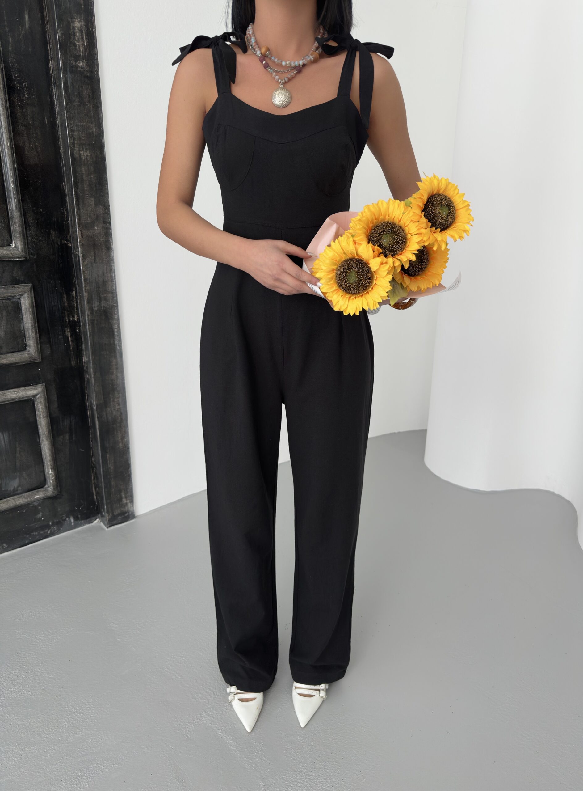 Linen Jumpsuit – Brand: My Fashion – Women & Kids, Baby Clothes Wholesale – TheBS Women