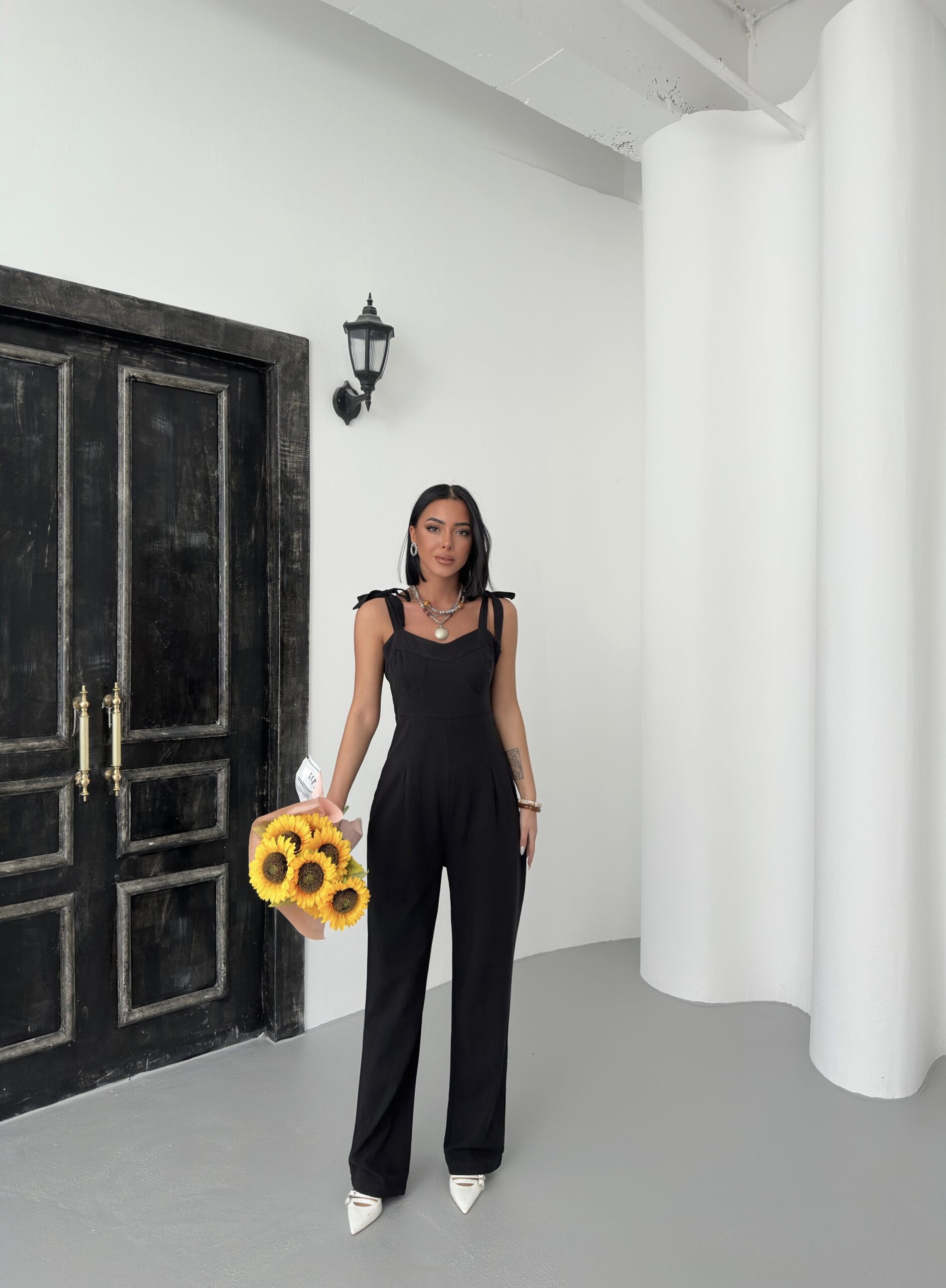 Linen Jumpsuit – Brand: My Fashion – Women & Kids, Baby Clothes Wholesale – TheBS Women