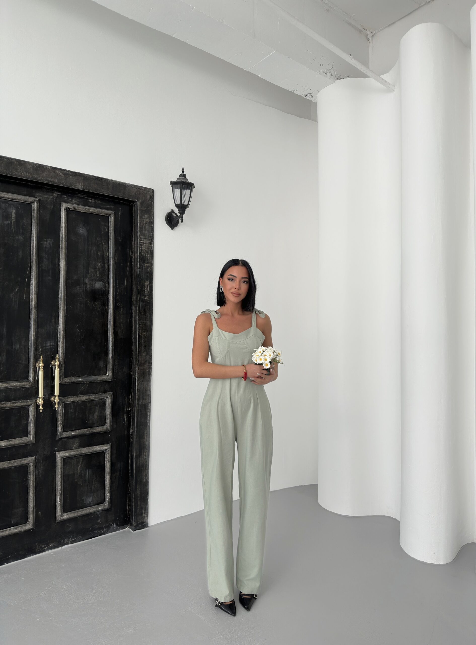 Linen Jumpsuit - Brand: My Fashion - Women & Kids, Baby Clothes Wholesale - TheBS Women