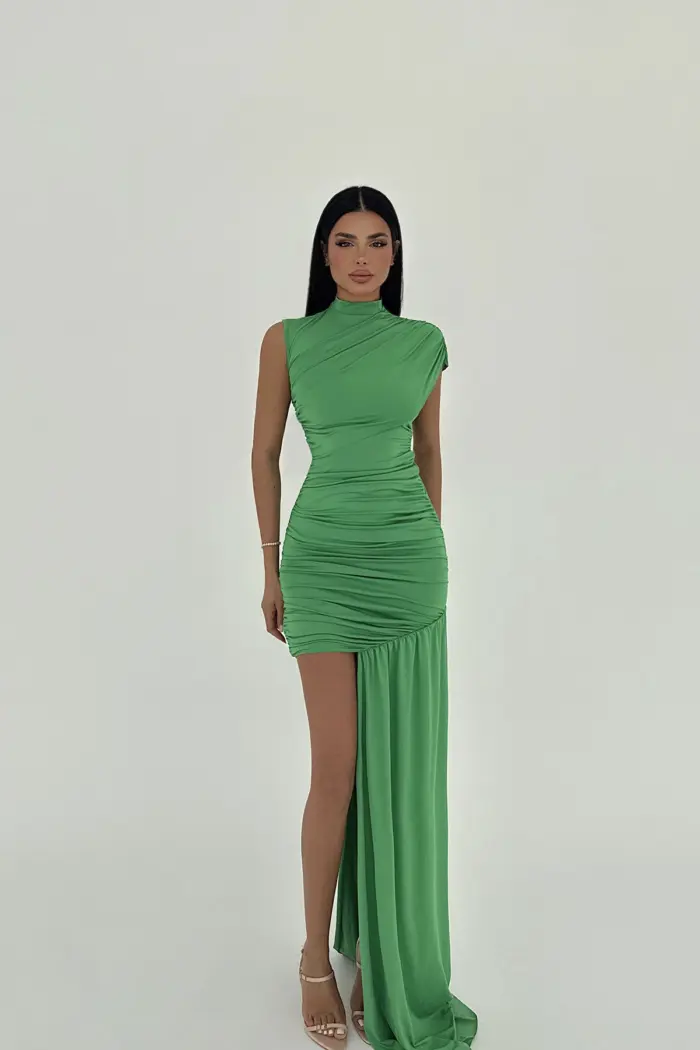 Basic Long Dress - Producer: EYYO ATELIER - Wholesale Women Clothes - TheBS Women