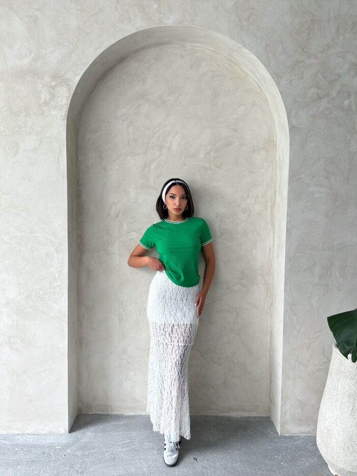 EmeraldCrew Neck Wholesale T-Shirt - Producer: Topshow - Wholesale Women Clothes - TheBS Women