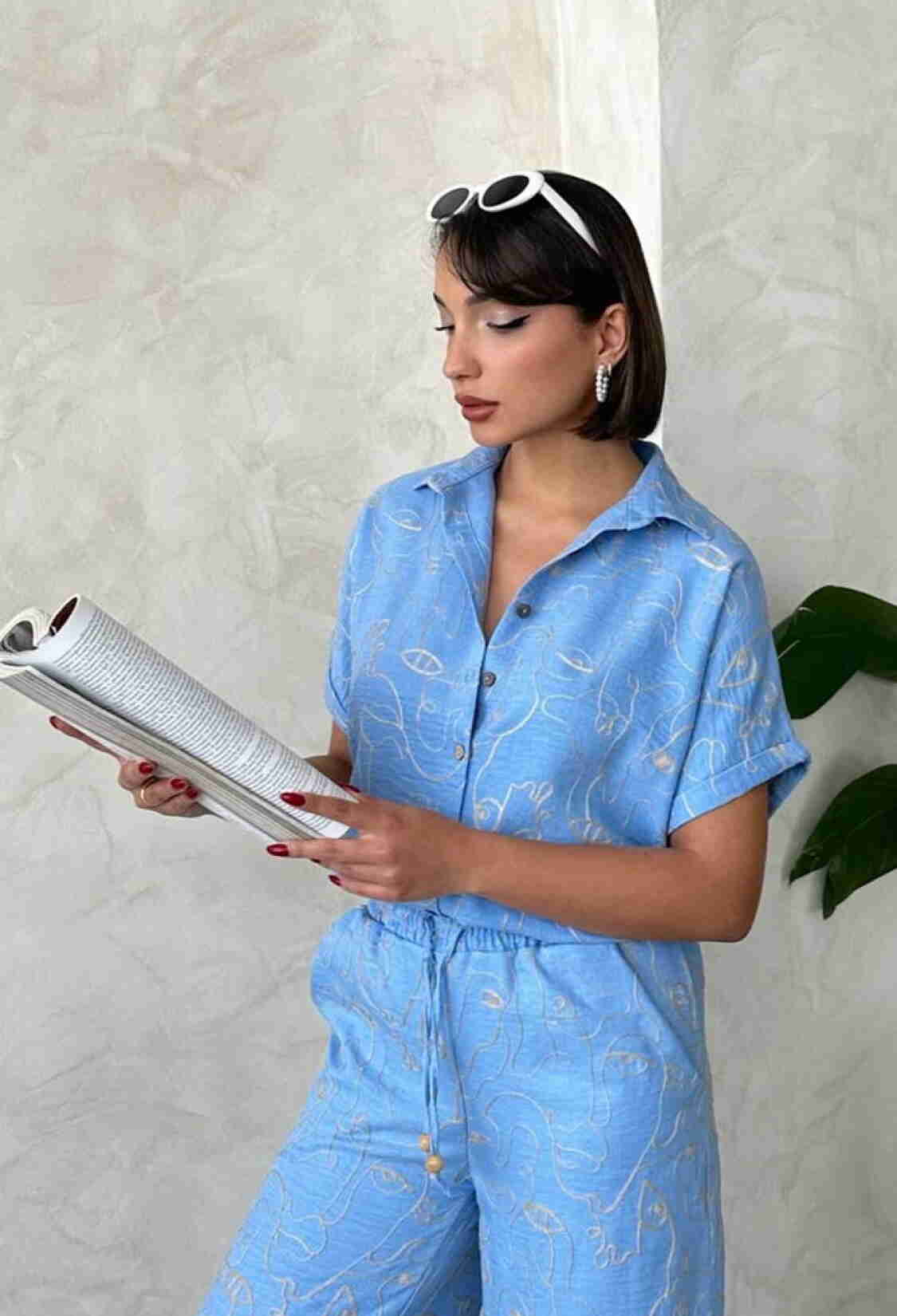 Embroidered Shirt - Light - Brand: Topshow - Women & Kids, Baby Clothes Wholesale - TheBS Women